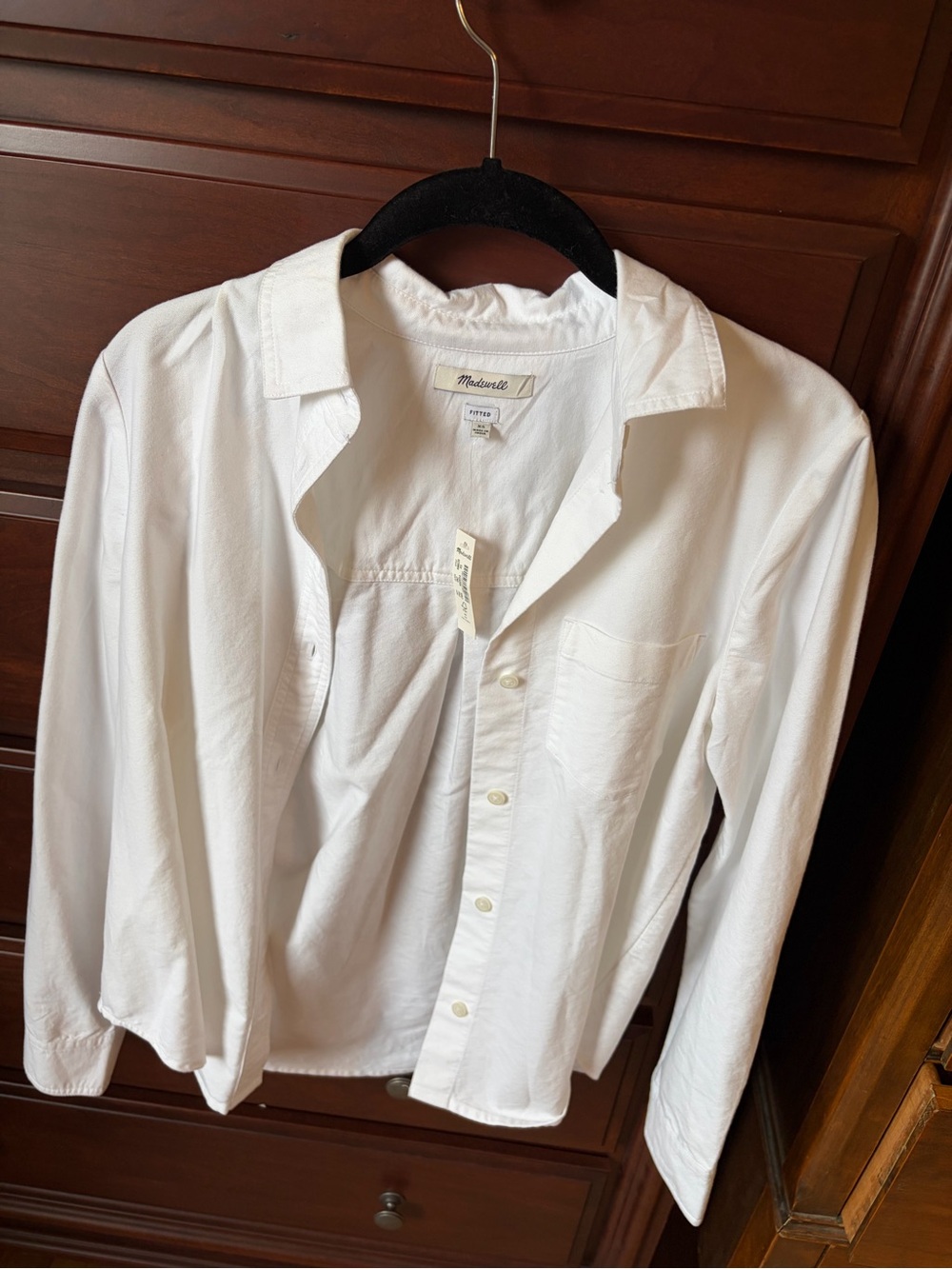 Madewell White Linen Shirt